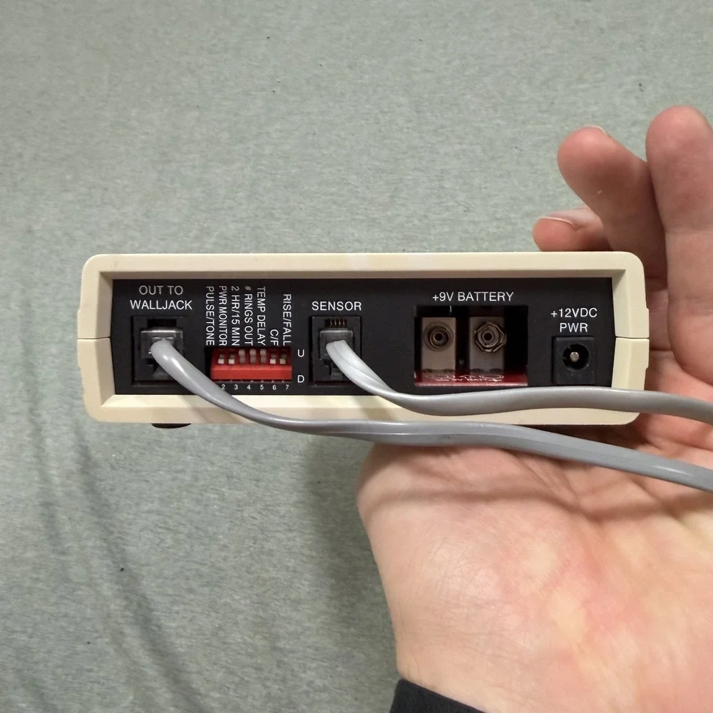 Control Products Freeze Alarm FA-I-CCA with Sensor and AC Adapter